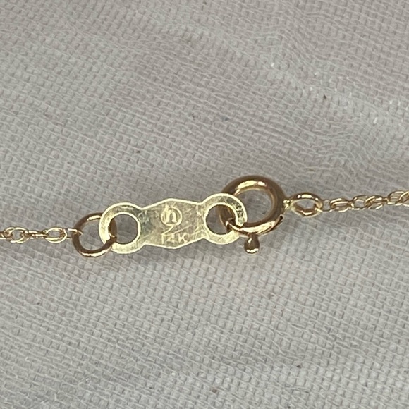 14K YELLOW GOLD chain necklace 18” REAL GOLD - Picture 6 of 11